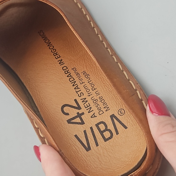 VIBAe Men’s Saint Tropez Leather Sandals Tan Size EU 42 US 9 - Picture 9 of 13